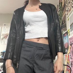 classic leather jacket 🖤